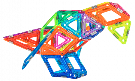 Set magnetic 83 pcs Magspace - Happy Zoo [4]
