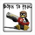 All Products - Sticker laptop: Born to Frag