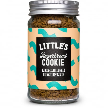 cafea instant - Cafea instant cu aroma  de turta dulce, Gingerbread Cookie,  Little's, 50 gr