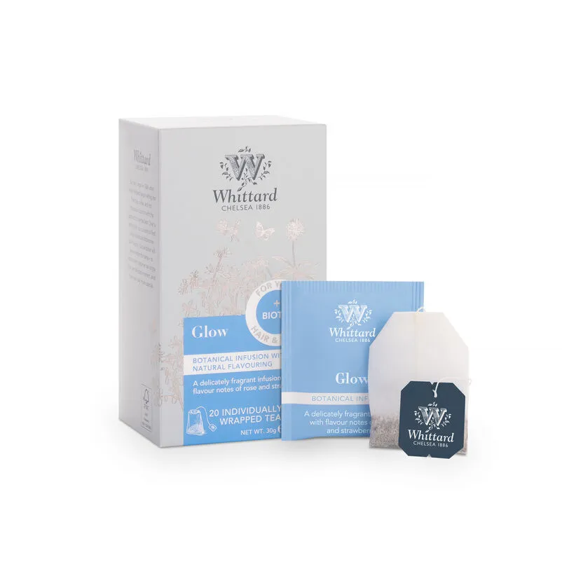 ceai alb - Ceai Wellness Glow, Whittard of Chelsea, 20 plicuri