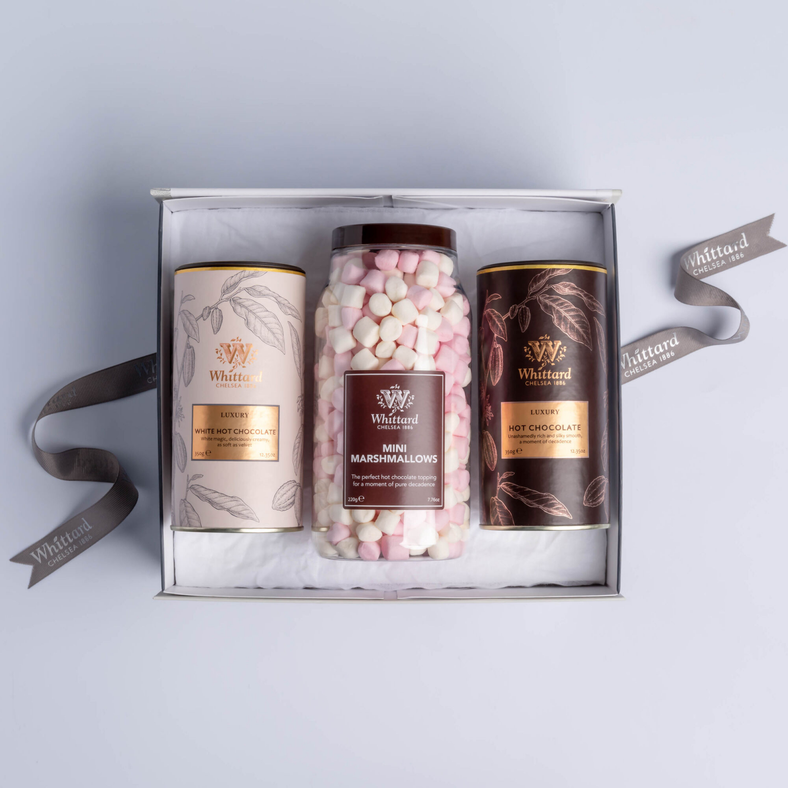 Luxury Hot Chocolate Gift Box Set Ciocolata Calda Si Mini Bezele