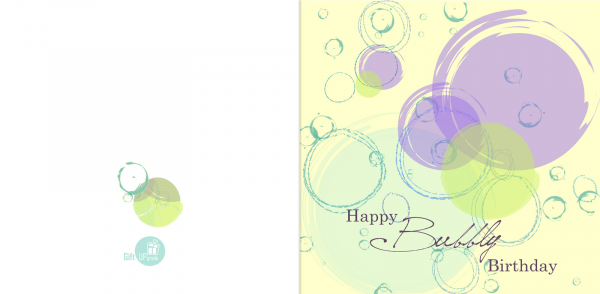 Felicitare Happy Birthday Bubbly [2]