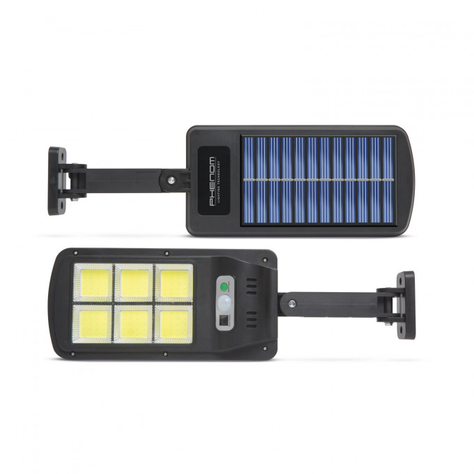 Lampa stradala cu incarcare solara, senzor de miscare si telecomanda, 300 Lumeni, 4 Led COB, IP65, alb rece [4]