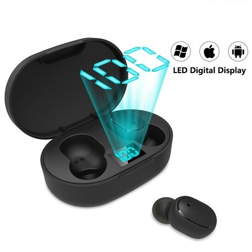 Casti Airdots Pro, TWS Bluetooth in ear, 3 perechi dopuri auriculare, negru [2]