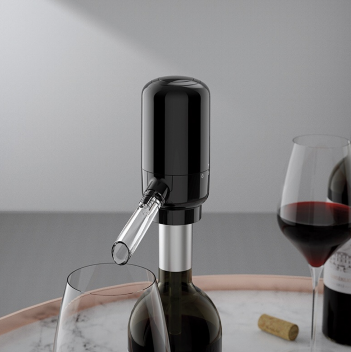 Aerator si dispenser electric pentru vin, idee originala pentru cadouri [5]