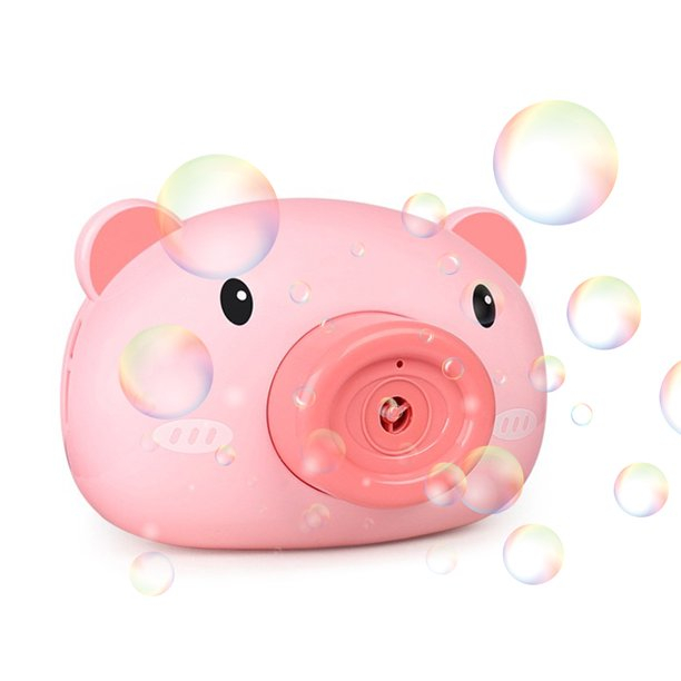 Bubble camera, aparat foto purcelus de facut baloare, roz [1]