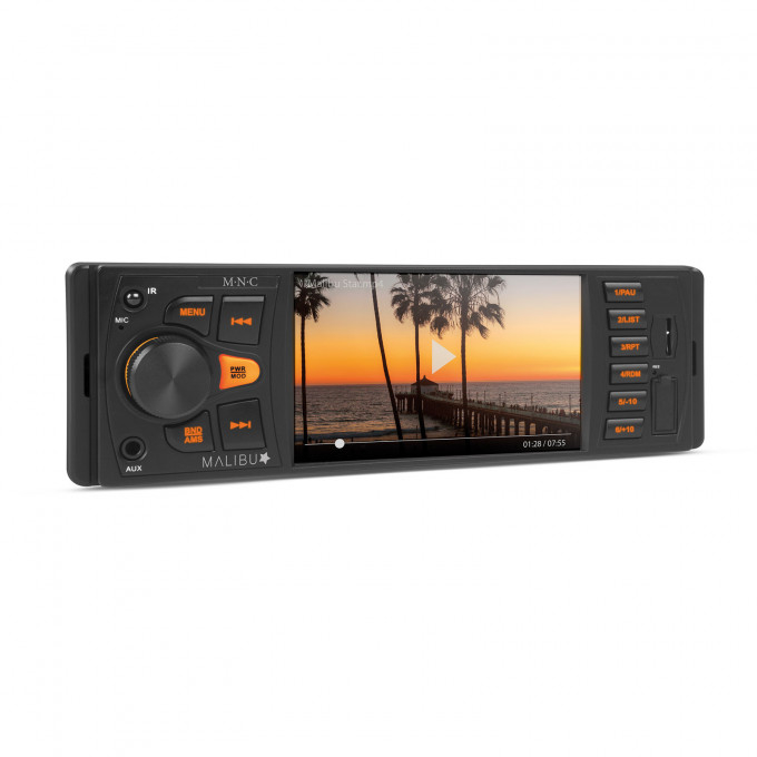 Player multimedia „Malibu Star” 1 DIN, 4 x 50 W, Bluetooth, AUX, SD, USB [2]