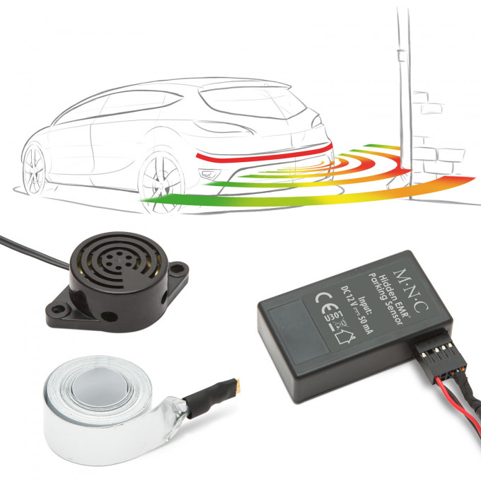 Set senzor de parcare cu bandă EMR camuflată si atentionare acustica - 220 cm [1]