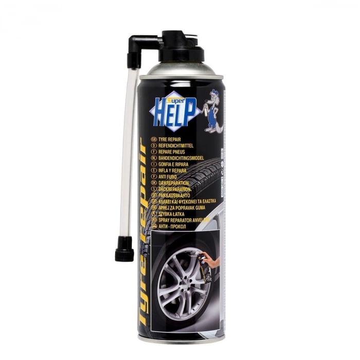 Spray reparat si umflat anvelope Help, 300 ml, nu risca sa ramai in pana [1]