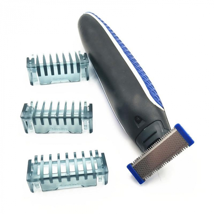 Trimmer pentru barba, MicroTouch Solo, acumulator LI-Ion, 3 piepteni (1,3,5 mm), lame din otel inoxidabil [1]