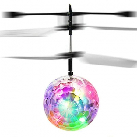 Jucarie distractiva, mini drona cu senzor inteligent si lumini LED multicolore [1]