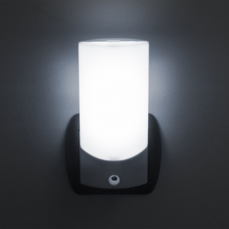Lumina de veghe LED cu senzor de crepuscul , alimentare la priza, putere 1 W, alb - rece [0]