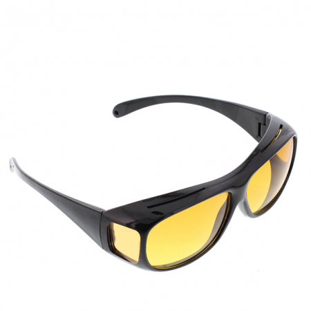 Pachet 2 x ochelari de condus pentru zi/noapte, protectie laterala a ochilor, Utilizare si peste ochelarii de vedere. [1]