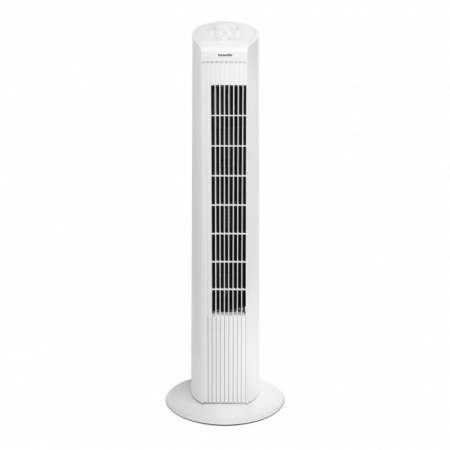 Ventilator coloana, lame ascunse, functie oscilanta, 3 trepte, 45 w, alb [1]