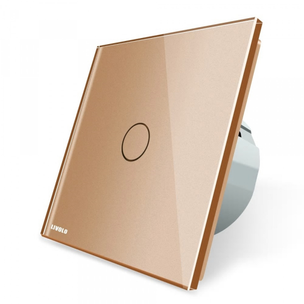 Intrerupator simplu cu touch Livolo din sticla, conectivitate prin protocol ZigBee [2]