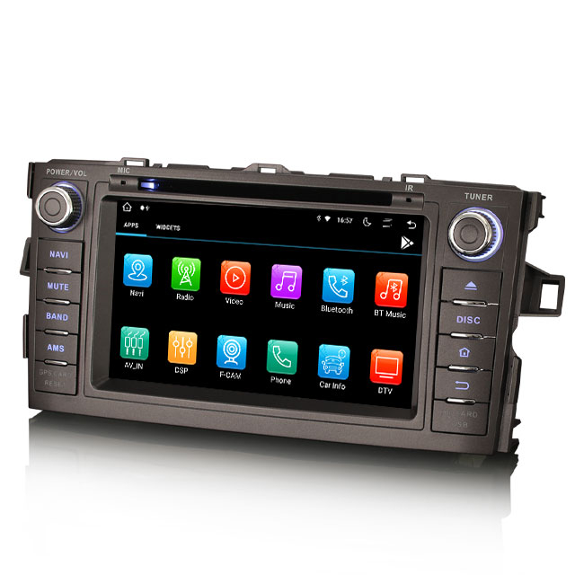 Pachet dedicat TOYOTA AURIS COROLLA ALTIS,7 inch, Android 11, Octa Core [8]