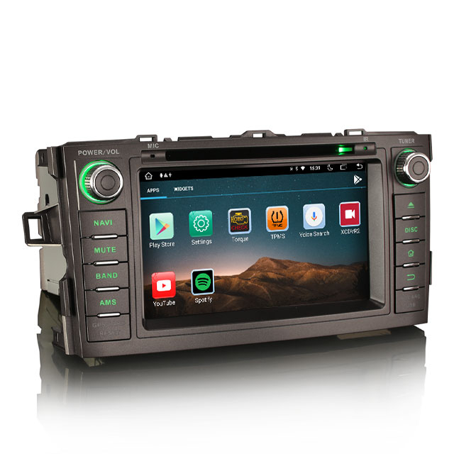 Pachet dedicat TOYOTA AURIS COROLLA ALTIS,7 inch, Android 11, Octa Core [7]