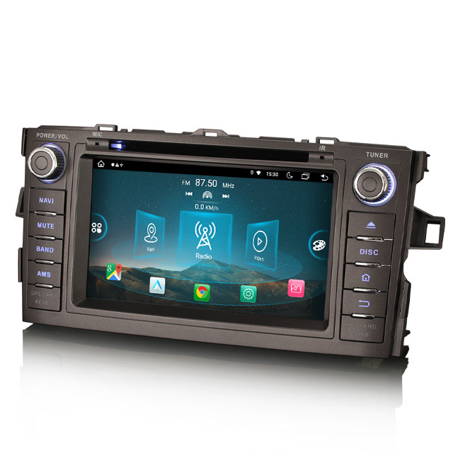 Pachet dedicat TOYOTA AURIS COROLLA ALTIS,7 inch, Android 11, Octa Core [5]