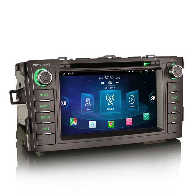 Pachet dedicat TOYOTA AURIS COROLLA ALTIS,7 inch, Android 11, Octa Core [4]