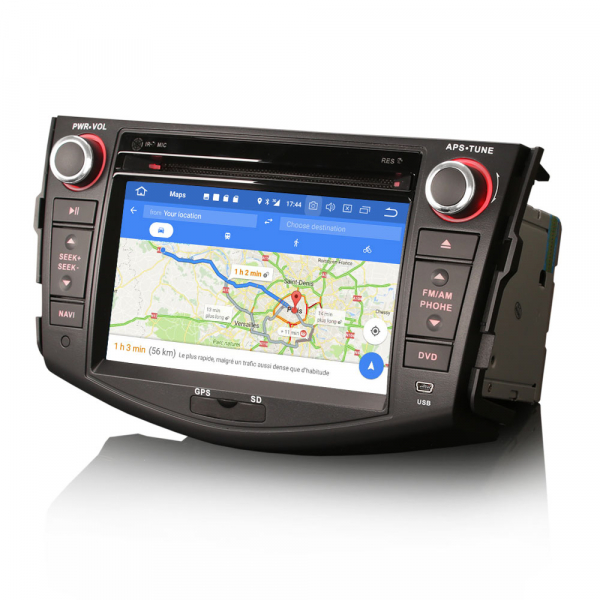 Navigatie auto, Pachet dedicat TOYOTA RAV 4,7 inch, Android 10, GPS, WIFI, DAB+,DVD, 2GB RAM, 16GB memorie interna [4]