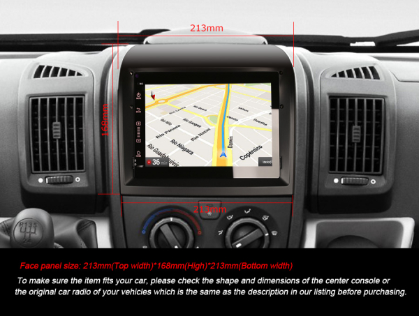Navigatie auto, Pachet dedicat Fiat Ducato Citroen Jumper Peugeot Boxer ,7 inch, Android 10.0, GPS, WIFI, DAB+, 2GB RAM, 16GB memorie interna [9]