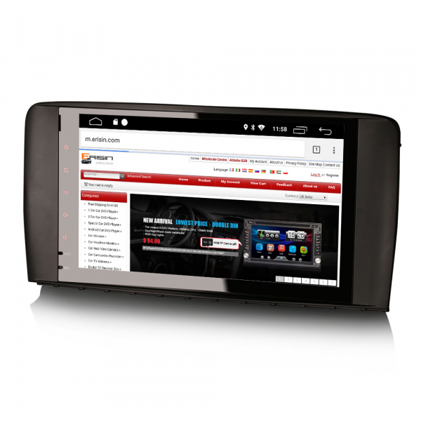 Navigatie auto 2 din, Pachet dedicat Mercedes R Class W251, Android 10, 9 inch [3]