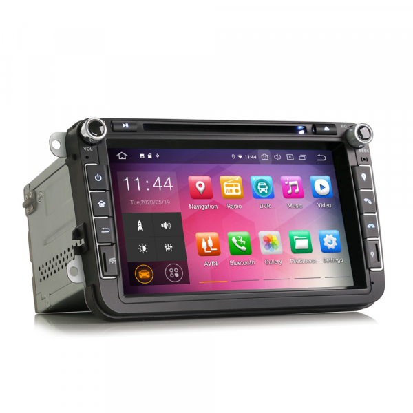 Navigatie auto universala 2DIN(VW/SEAT/SKODA), 8 inch, Android 10, Gps 4G , 2GB RAM, 16GB memorie interna [6]