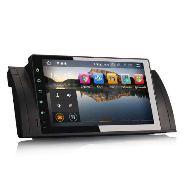 Navigatie auto 2 din, Pachet dedicat BMW 5 Series E39 E53 X5 M5 Navi 4G, Android 9.0 , WIFI+GPS, 9 inch,, DAB+,Quad core CPU, 4GB Ram,32GB memorie interna [3]
