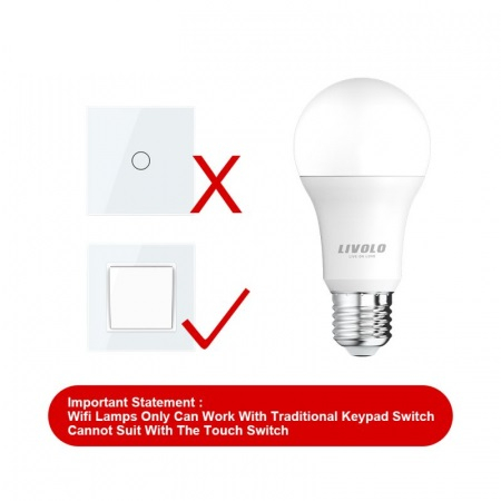 Bec inteligent WiFi, RGB, soclu E27 [8]