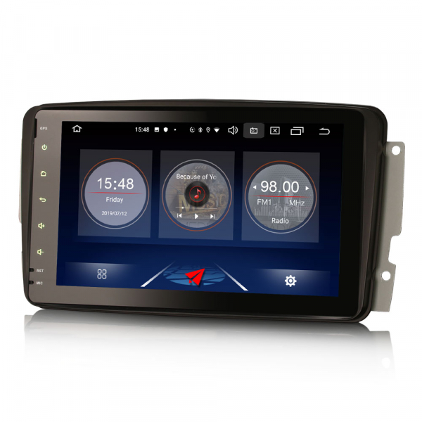 Navigatie auto, Pachet dedicat Mercedes Benz W203 Vito, Android 10.0, 8 inch [2]