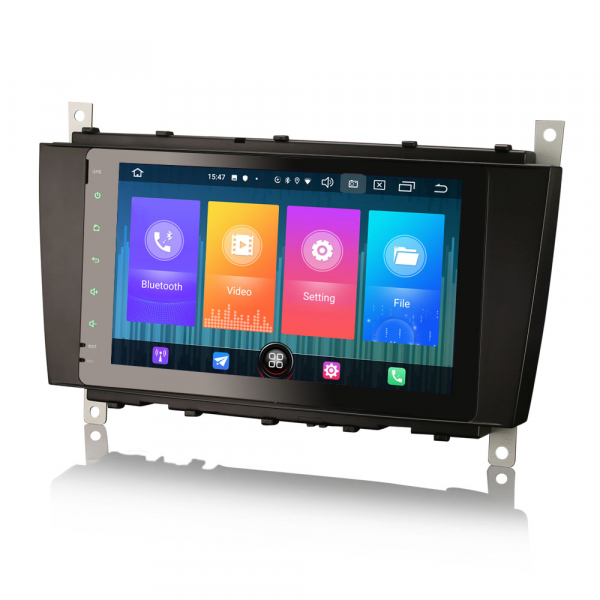 Navigatie auto, Pachet dedicat Mercedes Benz C-Class W203 W209, Android 10.0, 8 inch [2]