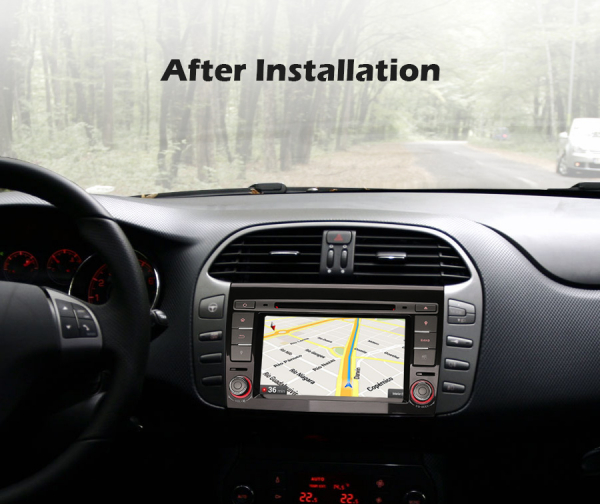 Navigatie auto, Pachet dedicat Fiat Bravo ,7 inch, Android 10 [10]