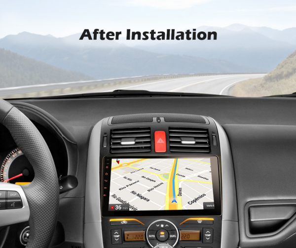 Navigatie auto, Pachet dedicat TOYOTA COROLLA, 9 inch, Android 10 [8]