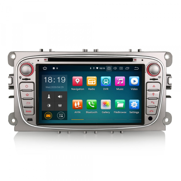 Navigatie auto 2 din, Pachet dedicat FORD Ford Focus Mondeo, Galaxy,Android 10, 7 inch [1]