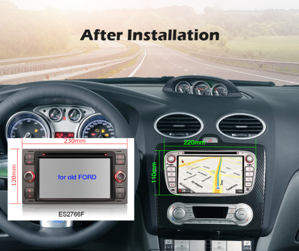 Navigatie auto, Pachet dedicat Ford ,7 inch, Android10.0 [10]