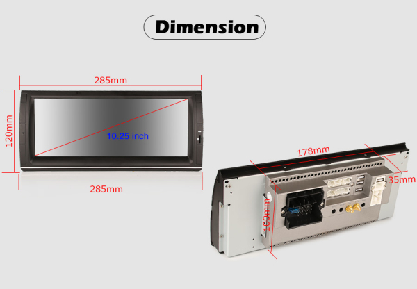 Navigatie auto, Pachet dedicat BMW Seria 5 ,10.25 inch, Android 10.0 [12]