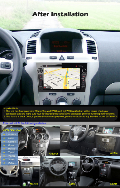 Navigatie auto, Pachet dedicat Opel Vivaro Combo Antara, 7 Inch, Android 10.0 [9]