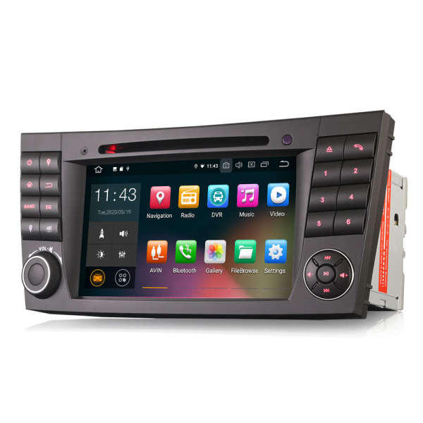 Navigatie auto, Pachet dedicat Mercedes E Class W211 CLS Class W219, Android 10.0, 7 inch [3]