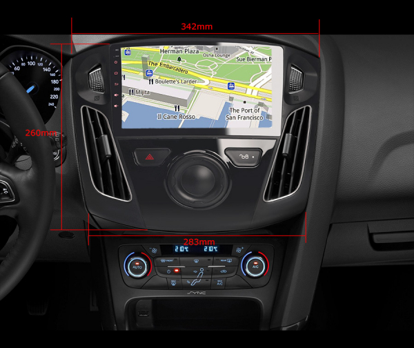 Navigatie auto, Pachet dedicat FORD Focus,9 inch, Android 10.0 [10]