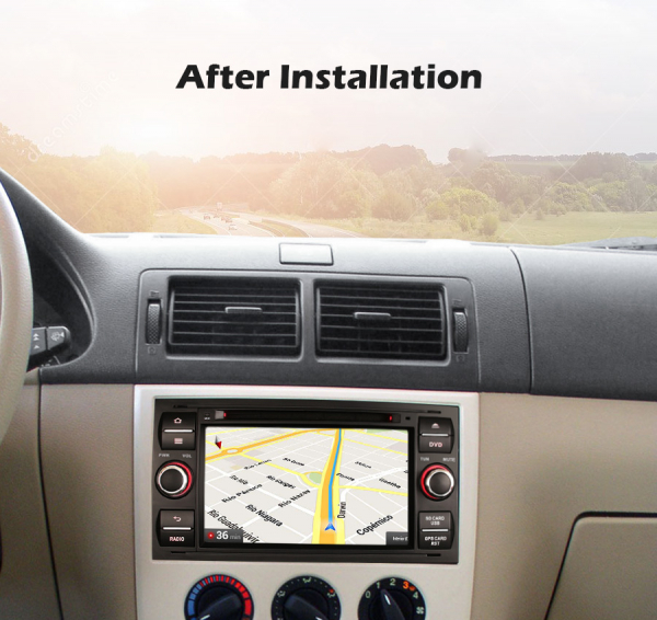 Navigatie auto 2Din, Pachet dedicat Ford Focus Kuga Transit Galaxy, 7 Inch, Android 10.0 [9]