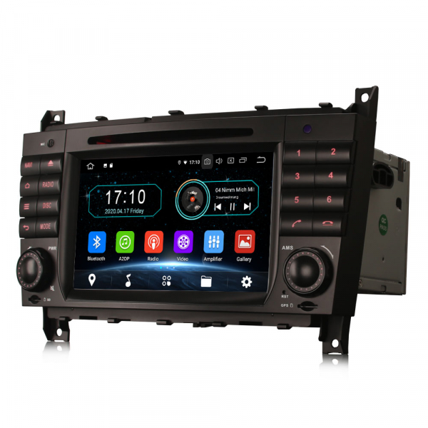 Navigatie auto, Pachet dedicat MercedesBenz C-Class W203 CLC CLK W209,7 inch, Android 10, Octa Core [4]