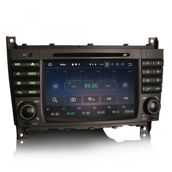 Navigatie auto, Pachet dedicat MercedesBenz C-Class W203 CLC CLK W209,7 inch, Android 10, Octa Core [5]