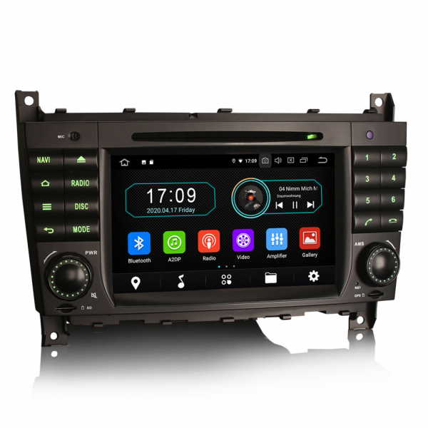 Navigatie auto, Pachet dedicat MercedesBenz C-Class W203 CLC CLK W209,7 inch, Android 10, Octa Core [7]