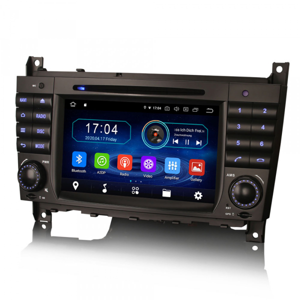 Navigatie auto, Pachet dedicat MercedesBenz C-Class W203 CLC CLK W209,7 inch, Android 10, Octa Core [3]