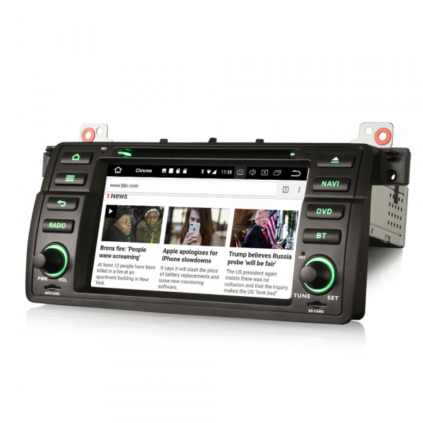 Navigatie auto, Pachet dedicat BMW M3 E46 3er 318 Rover 75,7 inch, Android 10.0, Octa Core [2]
