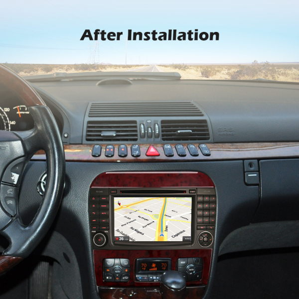 Navigatie auto, Pachet dedicat Mercedes-Benz S-Class W220 CL-Class W215,7 inch, Android 10, Octa Core [8]