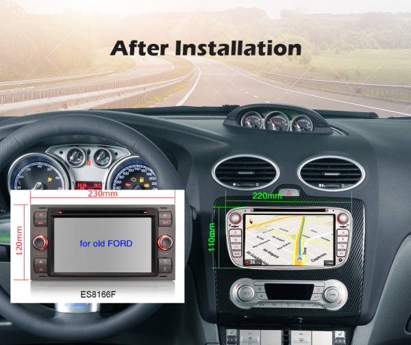 Navigatie auto, Pachet dedicat  Ford Mondeo Focus Galaxy S-MAX C-MAX ,7 inch, Android11, Octa Core [9]