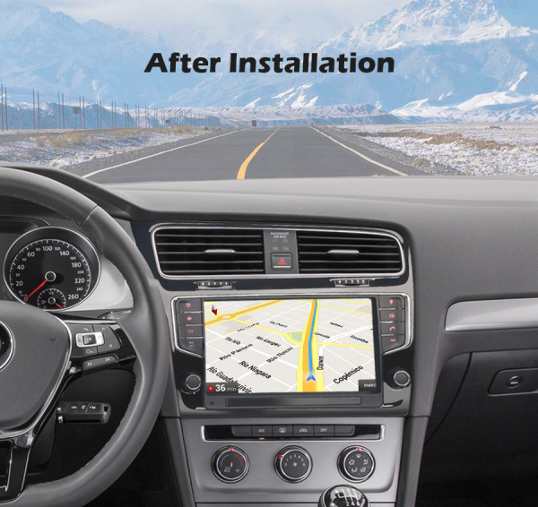 Navigatie auto 2Din, VW GOLF VII/7, Android 10, 9 inch, Octa core CPU [9]