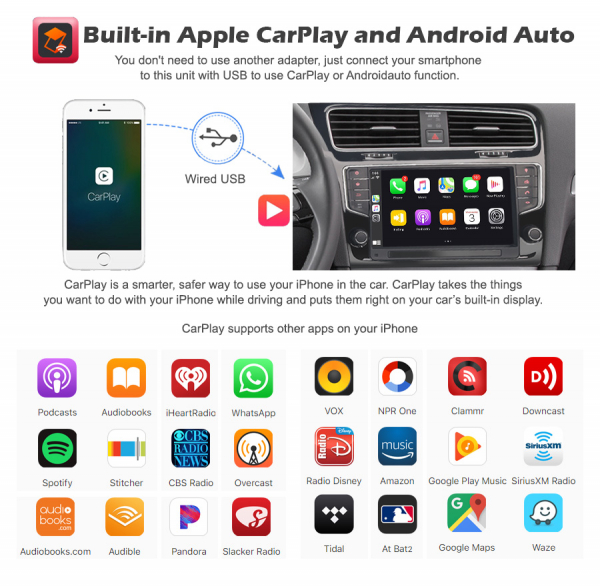 Navigatie auto 2Din, VW GOLF VII/7, Android 11, 9 inch, Octa Core [11]
