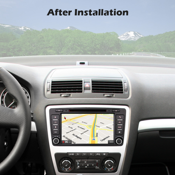 Navigatie auto dedicata SKODA OCTAVIA YETI RAPID SUPERB, 8 Inch, Android 12 [9]